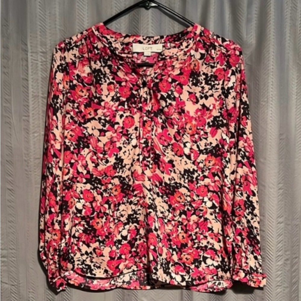 LOFT Floral Blouse